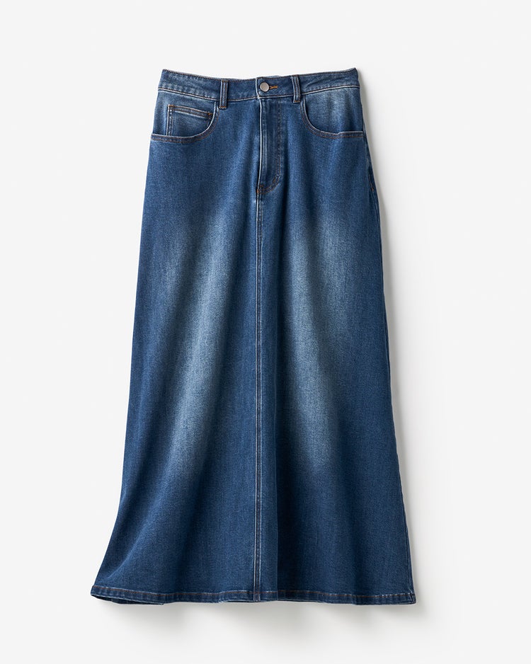 エアフレックスデニム・スカート／88cm 詳細画像 インディゴ 2