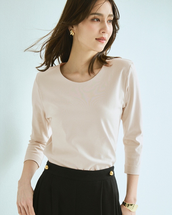 立体ショルダー／7分袖・DoT