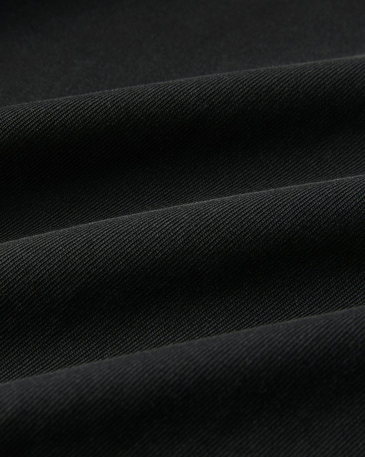 高密度シルコットン・ボートネックT／長め丈 詳細画像 ブラック 7