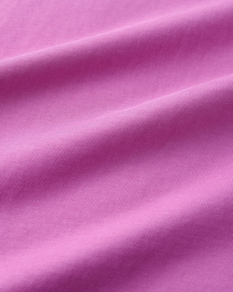 高密度シルコットン・ボートネックT／長め丈 詳細画像 ピンク 6