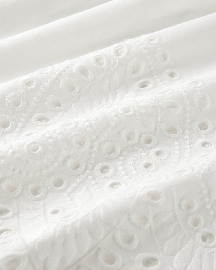 カットワークレース・スキッパーシャツ 詳細画像 ホワイト 3