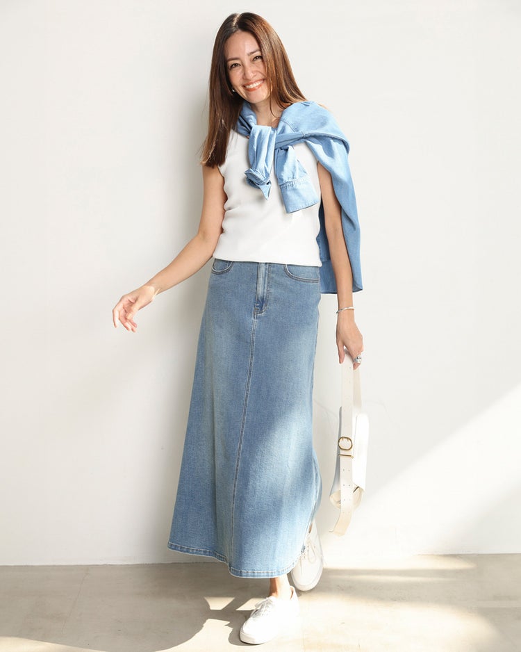 総針ニット・インナークルータンク 詳細画像 オフホワイト 2