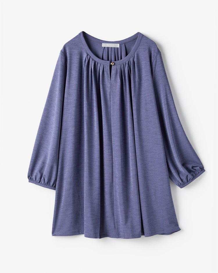 UVスラブ・パフ袖ギャザートップス 詳細画像 アイリス 2