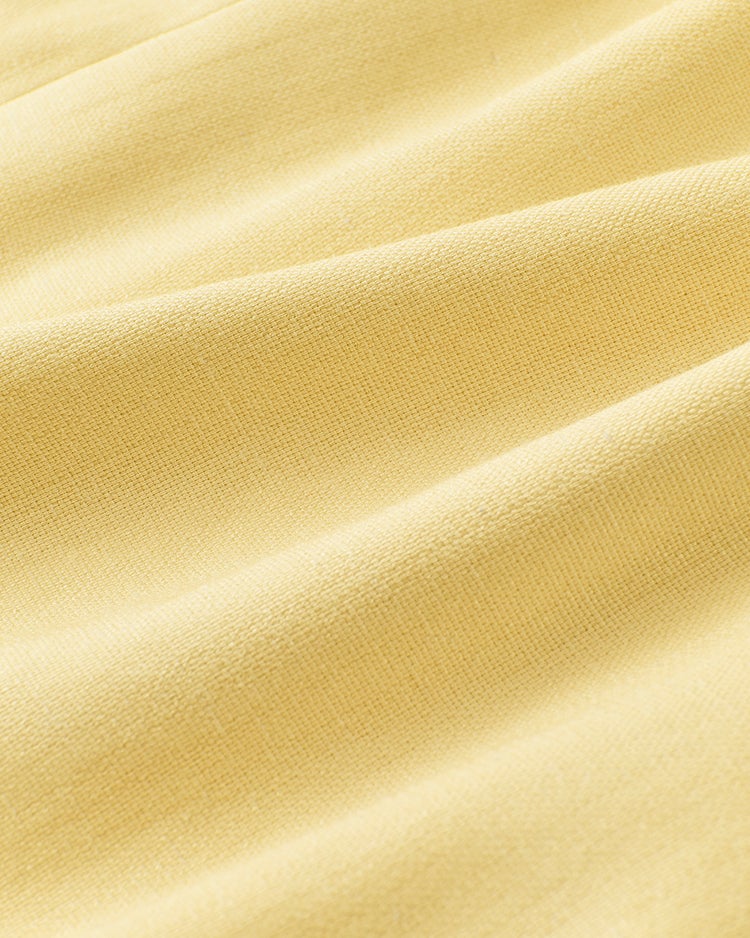 リネン混ストレッチ・Tブラウス 詳細画像 イエロー 3