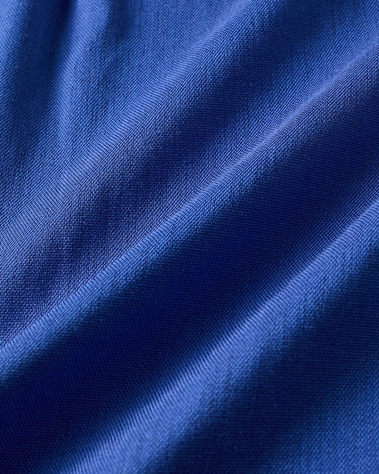 リネン混ストレッチ・Tブラウス 詳細画像 ロイヤルブルー 3