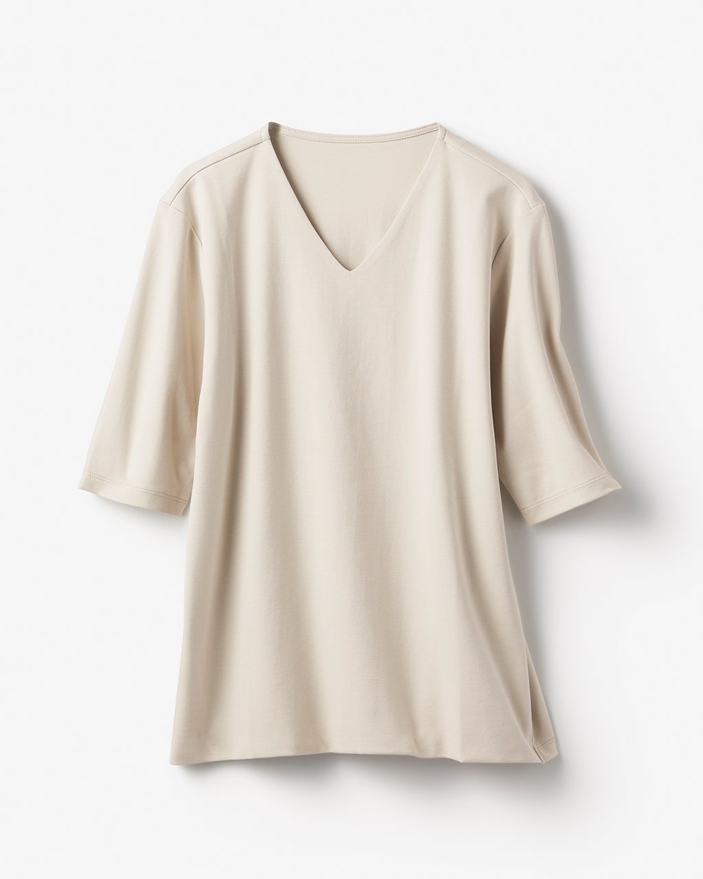 Vネック／5分袖・ドゥクラッセTシャツ/DoCLASSE