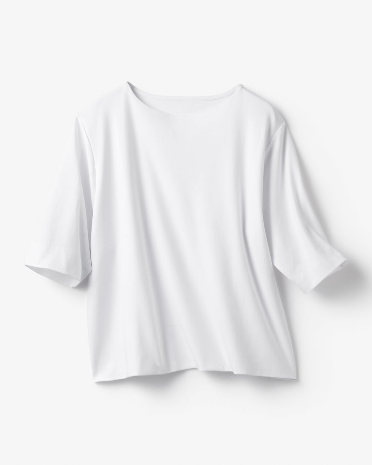 ワイドフォルム／5分袖・DoT 詳細画像 ホワイト 2