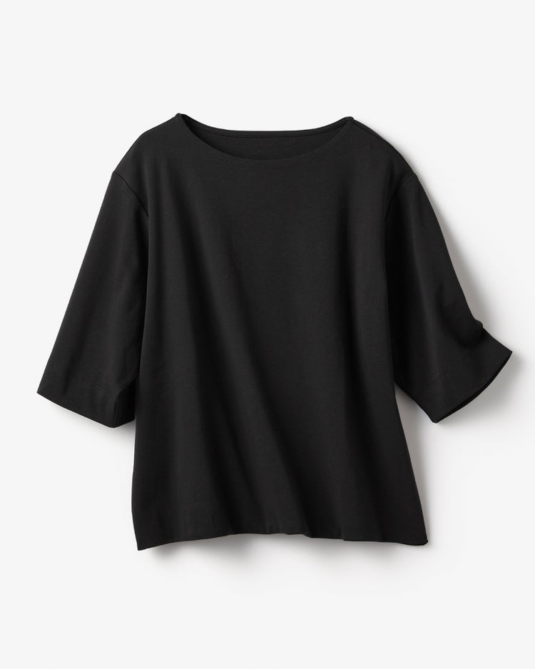 ワイドフォルム／5分袖・DoT 詳細画像 ブラック 2