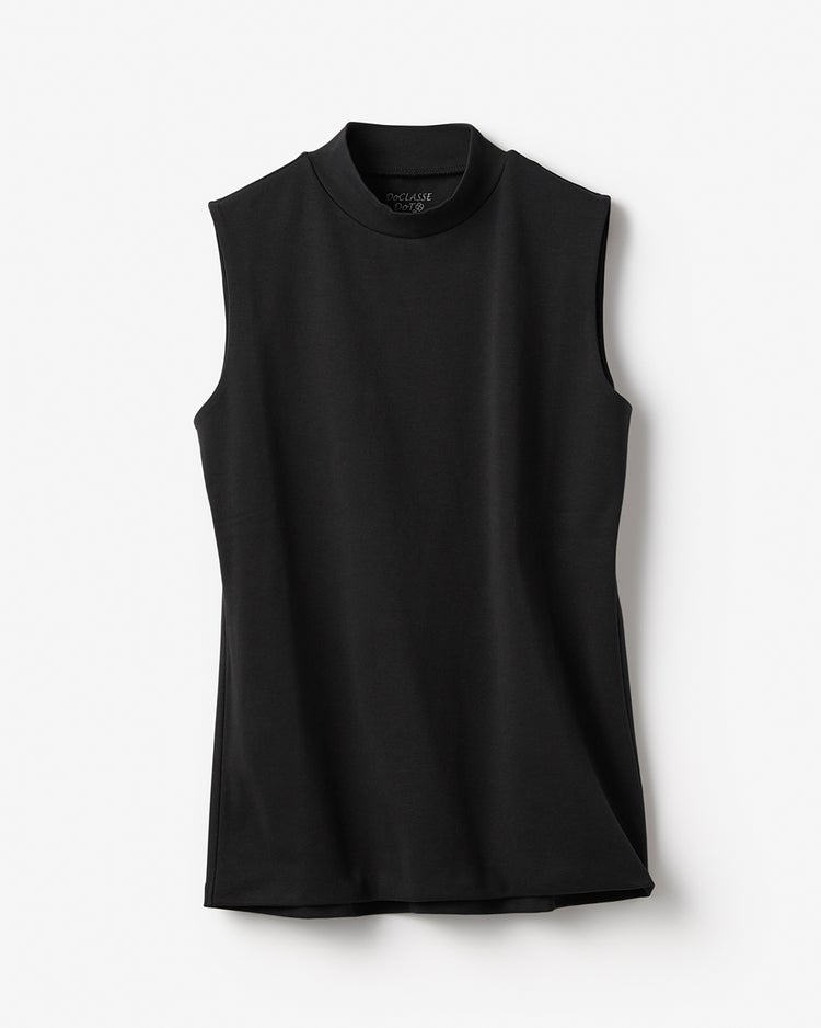 ハイネック／ノースリーブ・ドゥクラッセTシャツ 詳細画像 ブラック 2