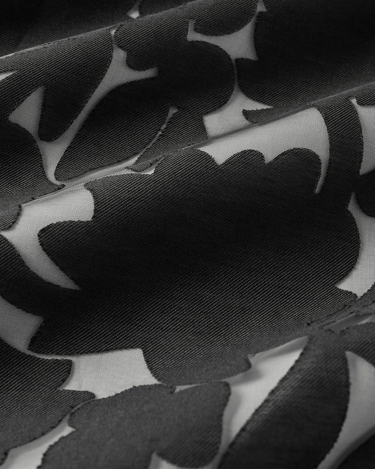 シアーオパール・スリットワンピース 詳細画像 ブラック 3