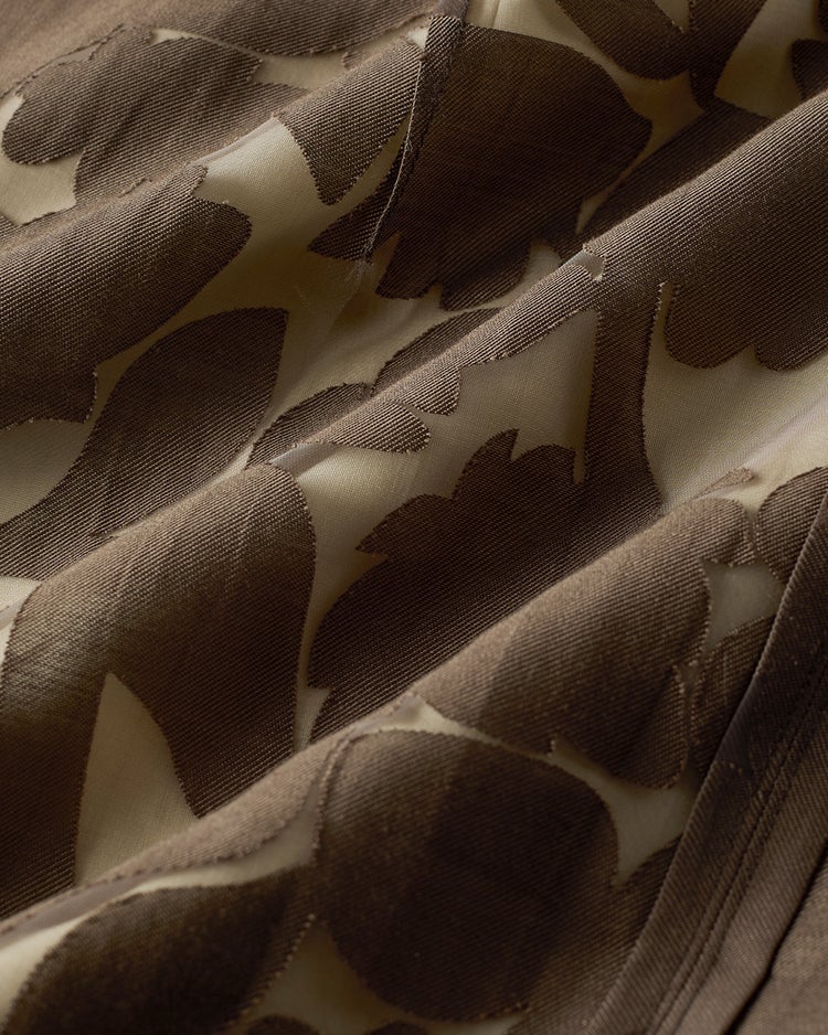 シアーオパール・スリットワンピース 詳細画像 ダークブラウン 3