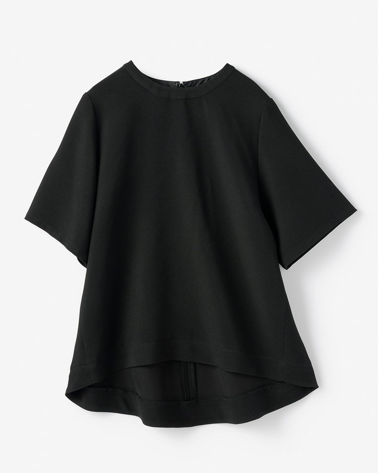 リネンライク・フォルムブラウス 詳細画像 ブラック 2