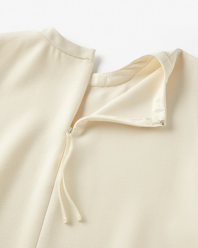 リネンライク・フォルムブラウス 詳細画像 アイボリー 3