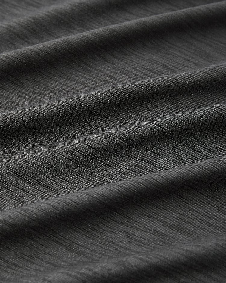 UVスラブ・フレアチュニック／5分袖 詳細画像 チャコール 3