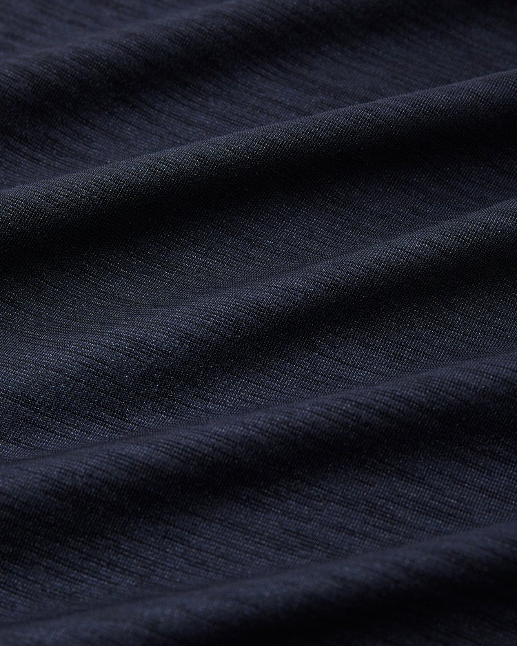 UVスラブ・フレアチュニック／5分袖 詳細画像 ネイビー 3