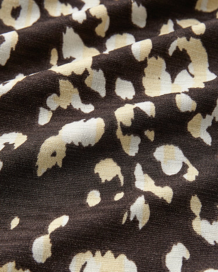 UVスラブ・フレアチュニック／5分袖 詳細画像 レオパード 2