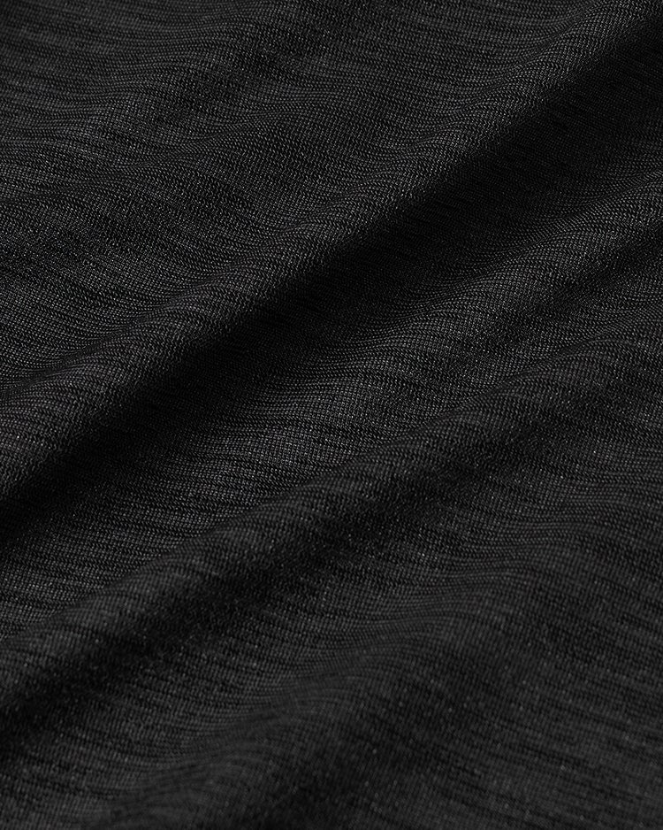 UVスラブ・セミフレアパンツ／66cm 詳細画像 ブラック 3