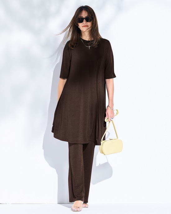 UVスラブ・セミフレアパンツ／66cm