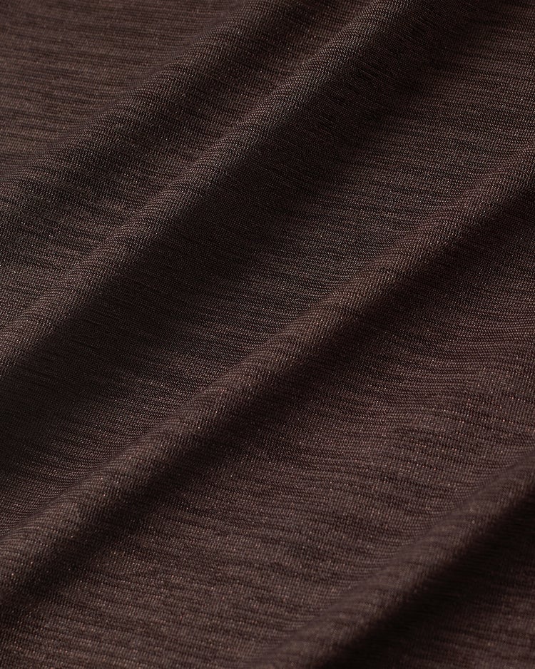 UVスラブ・セミフレアパンツ／66cm 詳細画像 ダークブラウン 3