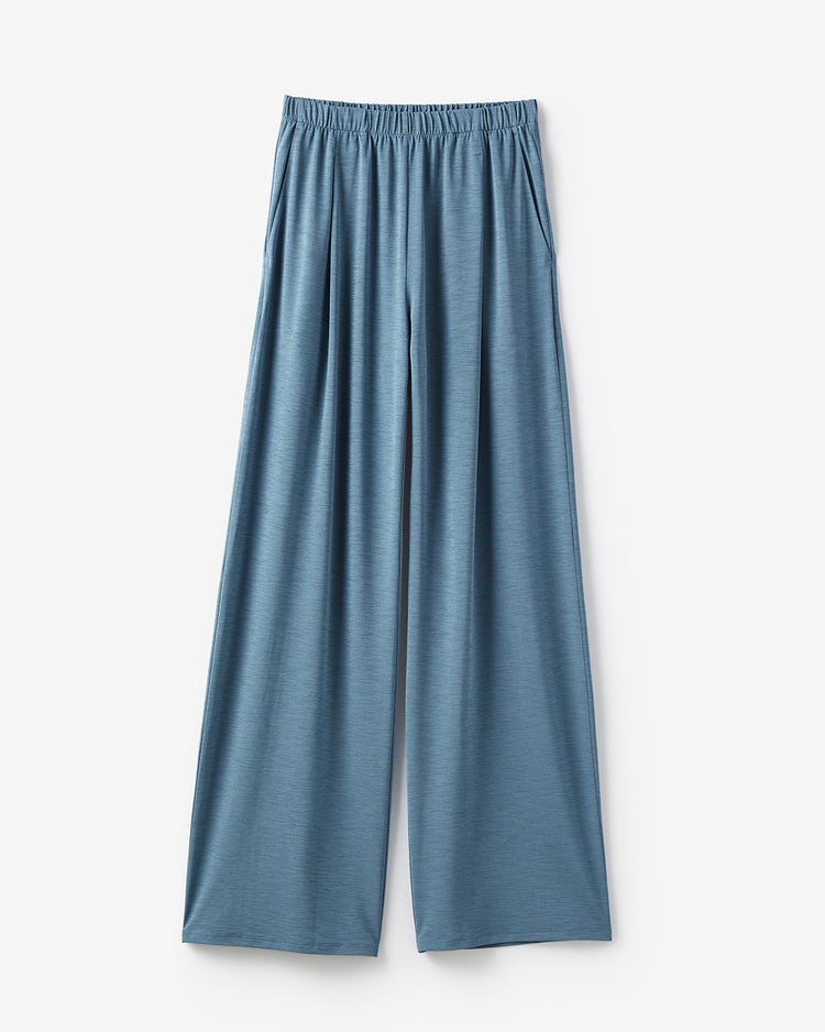 UVスラブ・セミワイドパンツ／ 72cm 詳細画像 ブルーグレー 2