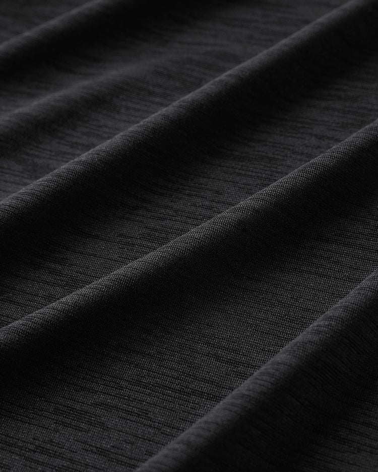 UVスラブ・セミワイドパンツ／ 72cm 詳細画像 ブラック 3