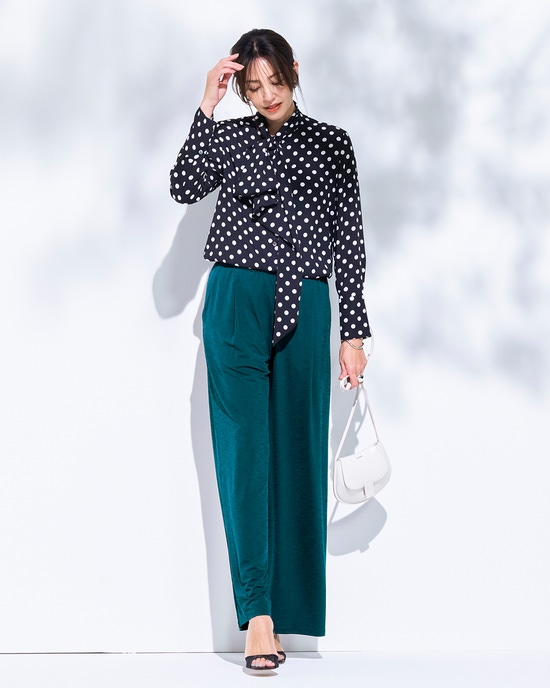 UVスラブ・セミワイドパンツ／ 72cm