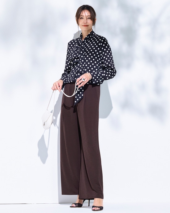 UVスラブ・セミワイドパンツ／ 72cm