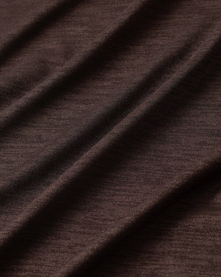 UVスラブ・セミワイドパンツ／ 72cm 詳細画像 ダークブラウン 3