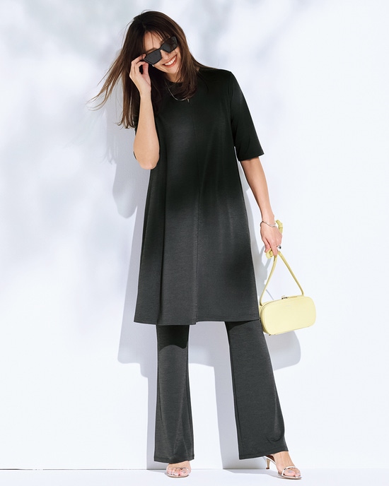 UVスラブ・セミフレアパンツ／63cm