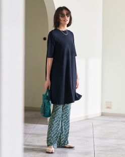 UVスラブ・セミフレアパンツ／63cm