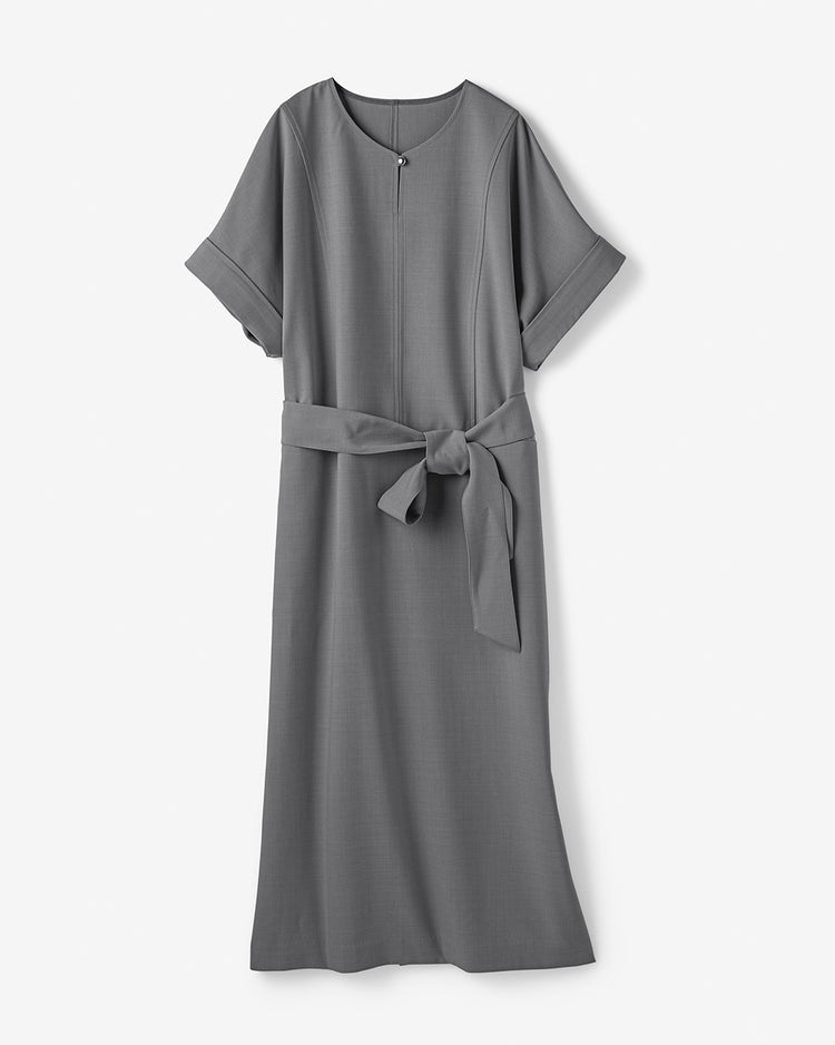 ドライストレッチ・サックワンピース 詳細画像 グレー 2