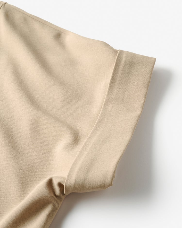 ドライストレッチ・サックワンピース 詳細画像 ベージュ 4