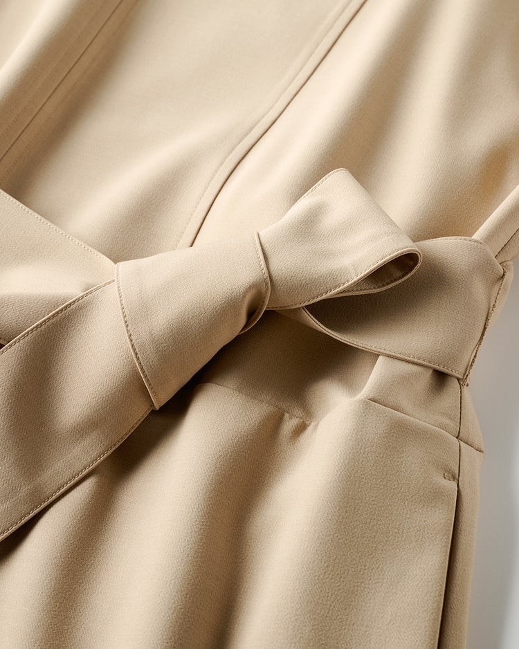 ドライストレッチ・サックワンピース 詳細画像 ベージュ 5