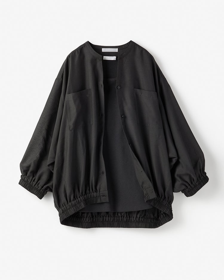 シアーシャツ・リブタンクセット 詳細画像 ブラック 2