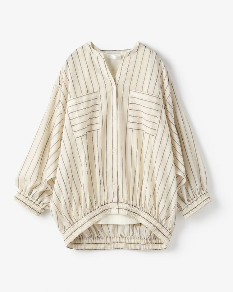 シアーシャツ・リブタンクセット 詳細画像 アイボリーパターン 1