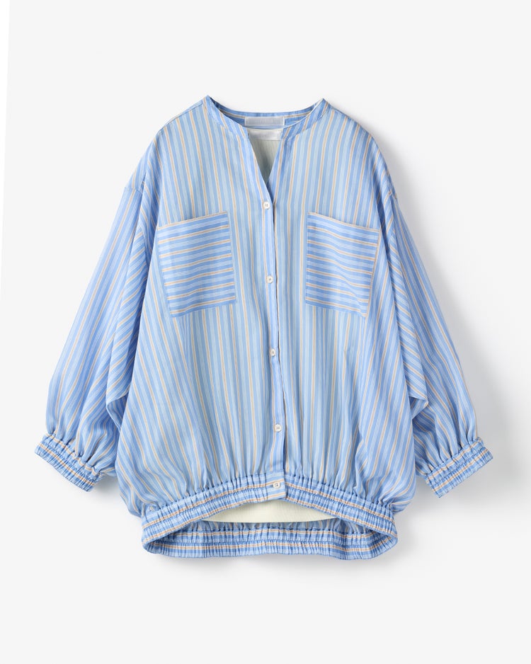 シアーシャツ・リブタンクセット 詳細画像 ブルー・パターン 1