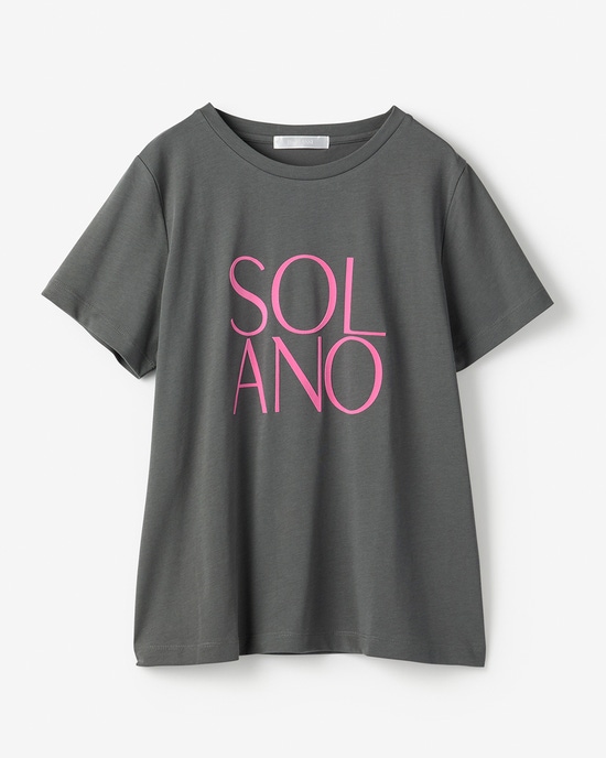 フロッキープリント・デザインTシャツ