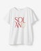 フロッキープリント・デザインTシャツ 詳細画像