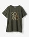 フロッキープリント・デザインTシャツ 詳細画像