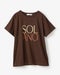 フロッキープリント・デザインTシャツ 詳細画像