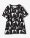 綿スラブ・総柄Tシャツ 詳細画像