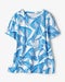 綿スラブ・総柄Tシャツ 詳細画像
