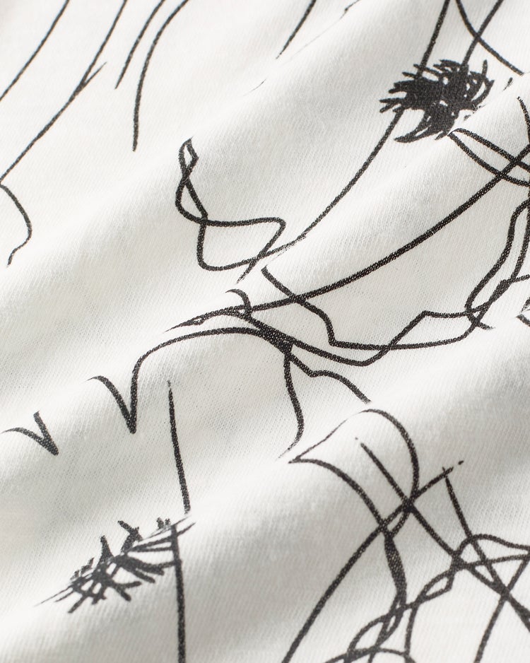 綿スラブ・総柄Tシャツ 詳細画像 フラワー 2