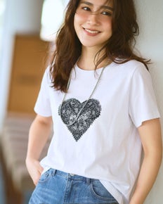 コットン混・グラフィックTシャツ