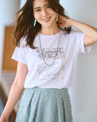 コットン混・グラフィックTシャツ