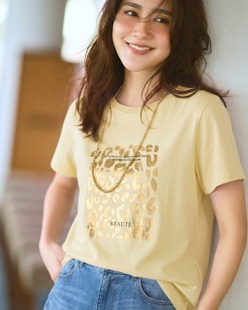 コットン混・グラフィックTシャツ