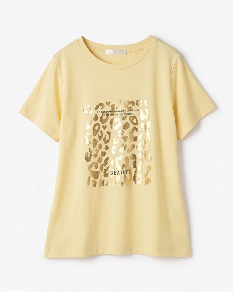 コットン混・グラフィックTシャツ 詳細画像 ライトイエロー 2