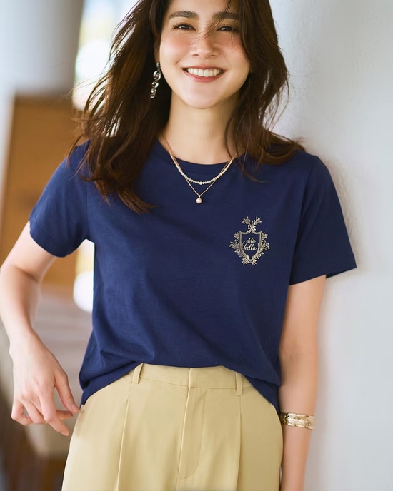 コットン混・グラフィックTシャツ