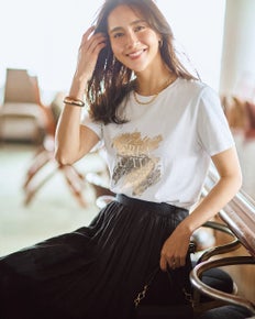 コットン混・グラフィックTシャツ