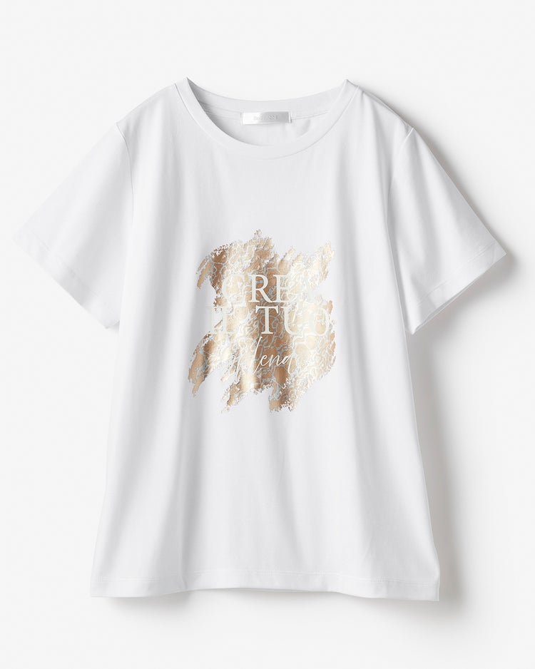コットン混・グラフィックTシャツ 詳細画像 ホワイト&times;パイソン 2